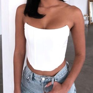 White Corset Top